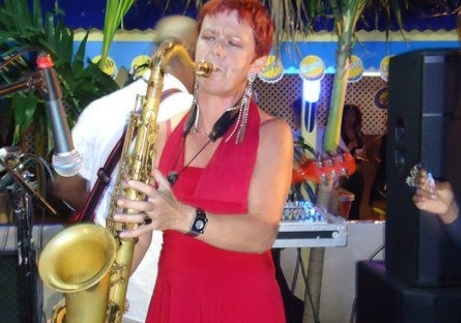 Zangeres met smooth-jazz stemgeluid..