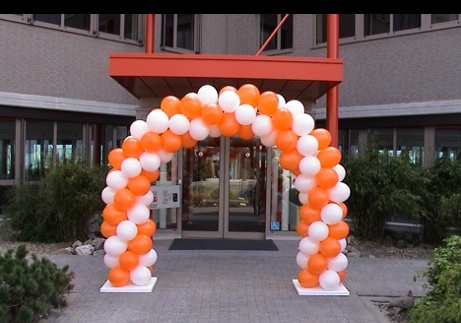 Een ballonnenboog..