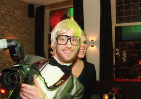 Grappig rondlopend typetje..