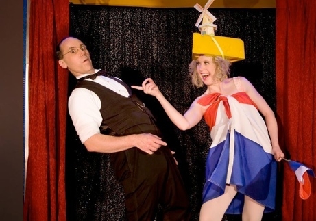 Een hilarische show..